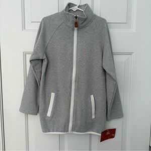 NWT Millie Jay Braxton Jacket Gray Cardigan Grey Full-Zip Boys Sz 7